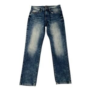 Southpole Jeans Men's Size 32x30 Blue Skinny Fit Faded Wash Stretch Denim